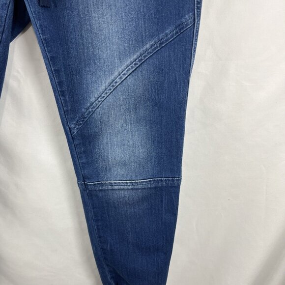 Desigual Denim Joggers Women's Size M Embroidery Girlhoodcore Casual Comfy - Picture 6 of 14